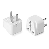 Bates- European Plug Adapter, 2 pc, Travel
