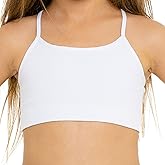 Malibu Sugar Girls Neon Color Bra Cami – Bright Athletic Dance Top Breathable Undershirt Bralette for Kids & Youth Ages 4-7