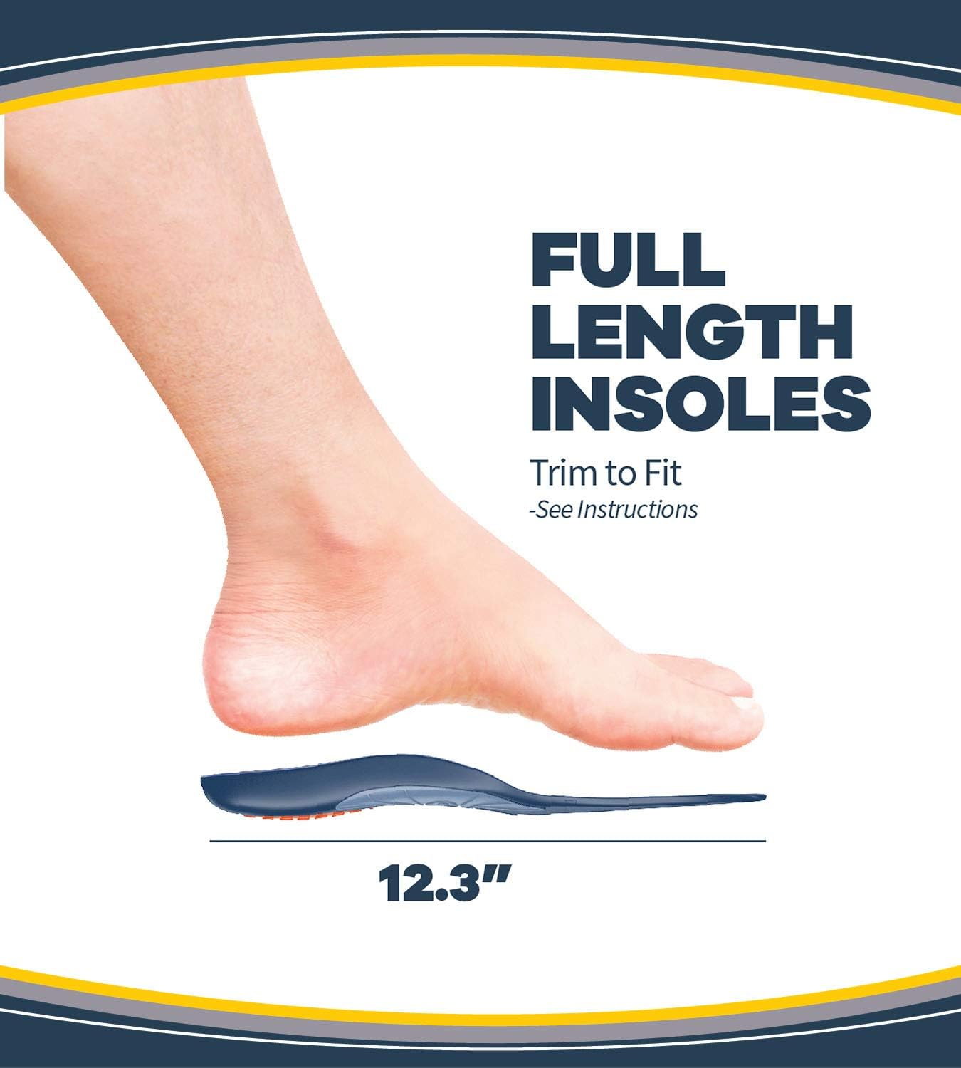 Dr. Scholl's Knee Pain Orthotics for Men Shoe Size 8-14: Health & Personal Care