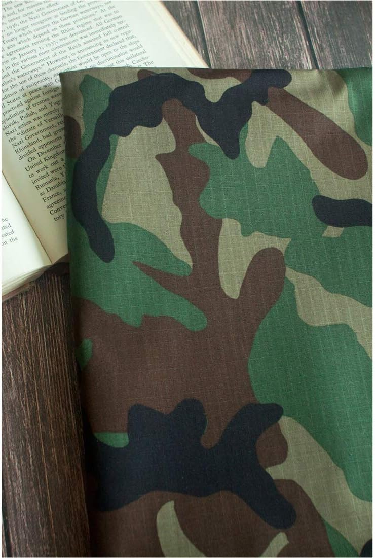 Nepure Camouflage Print Fabric Cotton 