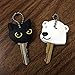 Field Point Key Cover/Key Caps/Key Holder/Keycaps - Cute Animal Pet Faces (Shiba)
