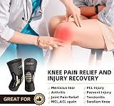 Lusenone Copper Knee Support 2 Pack for Men Women Compression Sleeve view 5