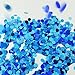 Confetti Circles 1/2 Color Blue 4 different shades of Blue