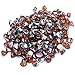 Onlyfire Reflective Fire Glass Diamonds for Natural or Propane Fire Pit, Fireplace, or Gas Log Sets, 10-Pound, 1/2-Inch, Amber