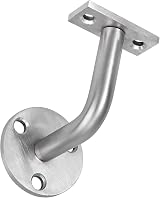 Proster 4PCS Stainless Steel Handrail Brackets Wall Mounted 90° view 6