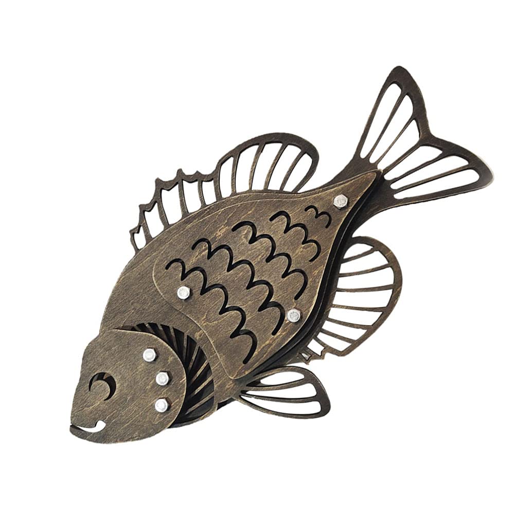 Buy TOPBATHY Hanging Vintage Wooden Fish Decor Wood Fish Decorations