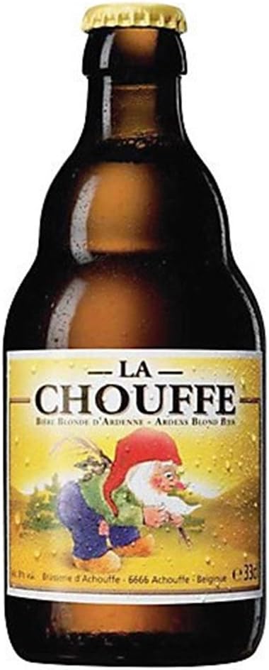 Cerveza La Chouffe Blonde caja de 24 botellas x 0,33 lt.: Amazon.es: Alimentación y bebidas
