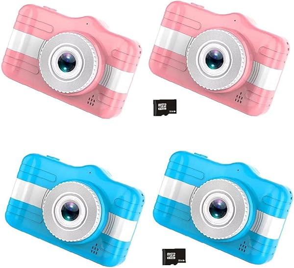 Childrens Digital Camera 3 5 inch Screen 1080P HD Video Camera Cute Cartoon Kid Gift Pink