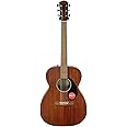 Fender CC-60S All-Mahogany Concert V2 Pack Acoustic Guitar, with 2-Year Warranty, Natural, with Gig Bag and Accessories