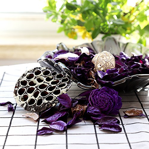 image for Qingbei Rina Gifts,Purple Lavender Scent Potpourri Bag,including lotus