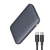 VOLTME Mini cargador portátil, cargador USB C de 10000 mAh, batería de carga ligera delgada de alta velocidad de 22.5 W, dobl