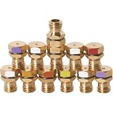 GRLP4 LP Conversion Kit | Propane Orifice | Gas To Propane Conversion Kit | Brass | With Instruction |Compatible With Frigidaire Kenmore Electrolux Range/Cooktop/Stove