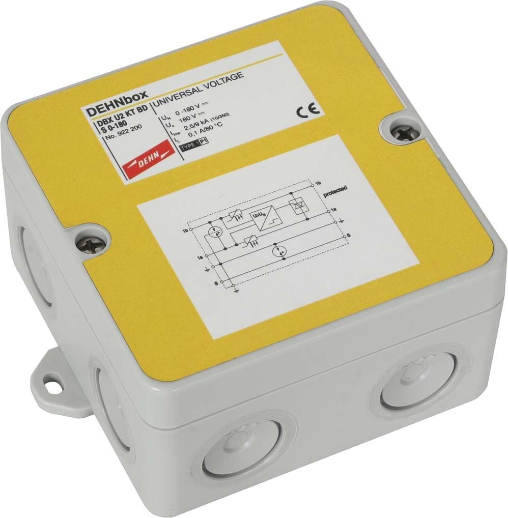 DEHN DBX U2 KT BD S 0-180 - surge protectors (25 - 40 °C, Grey)