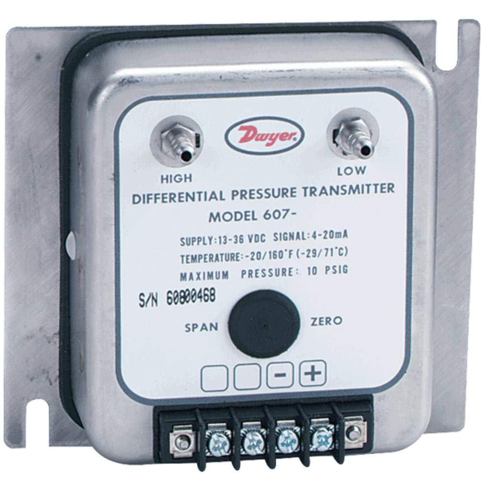 Dwyer 6073 Differential Pressure Transmitter 01.0" w.c. ±0.5