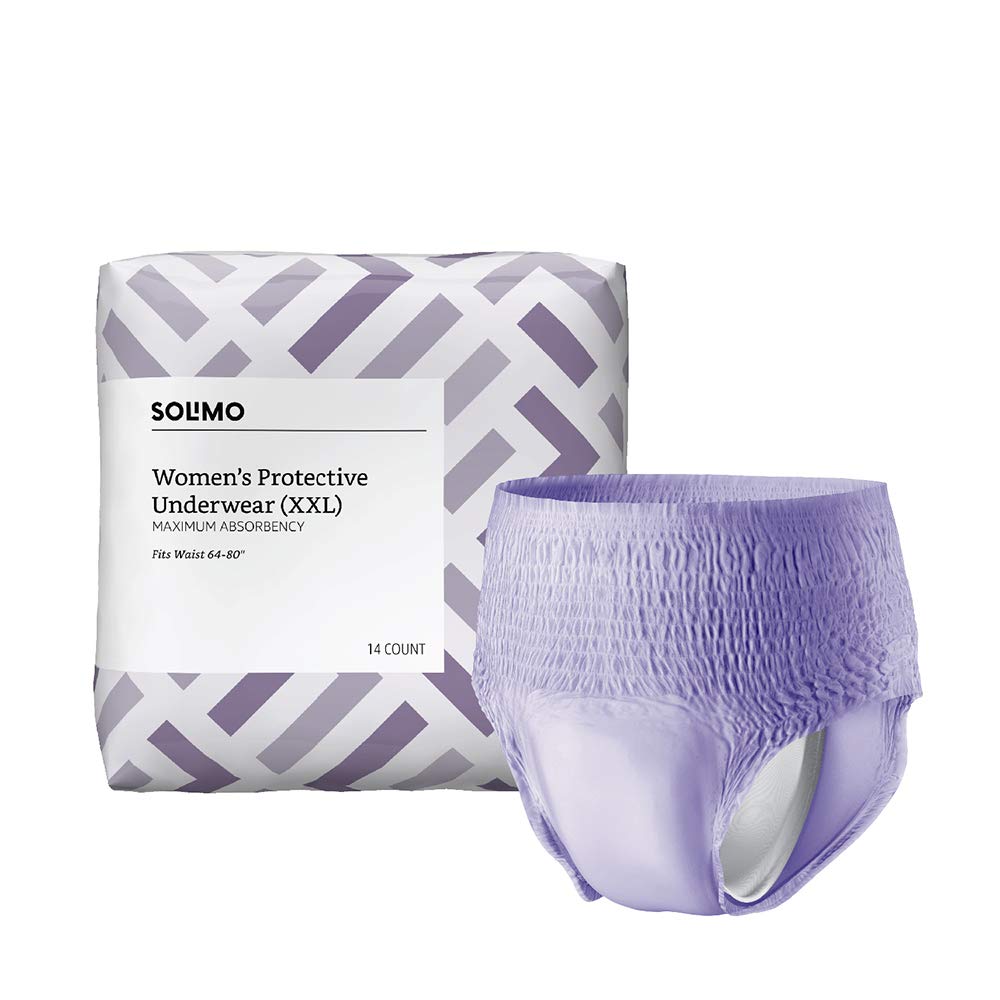 Amazon Brand Solimo Incontinence Underwear for Women