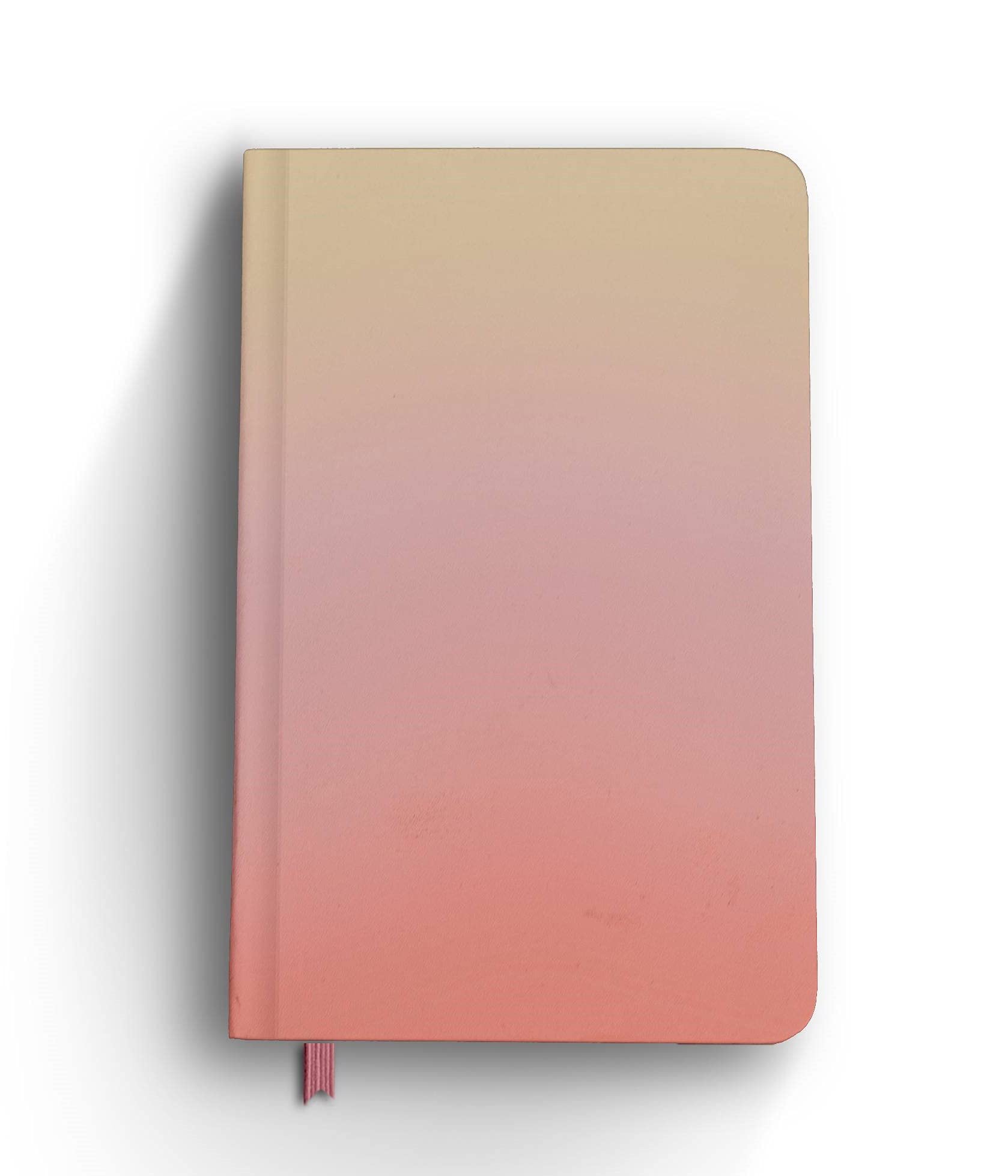 The Mood Twisters A5 120 GSM Dotted Grid Journal Notebook Diary for Bullet Journalising Calligraphy handlettering Sketching Drawing Gifting (Ombre Pink)