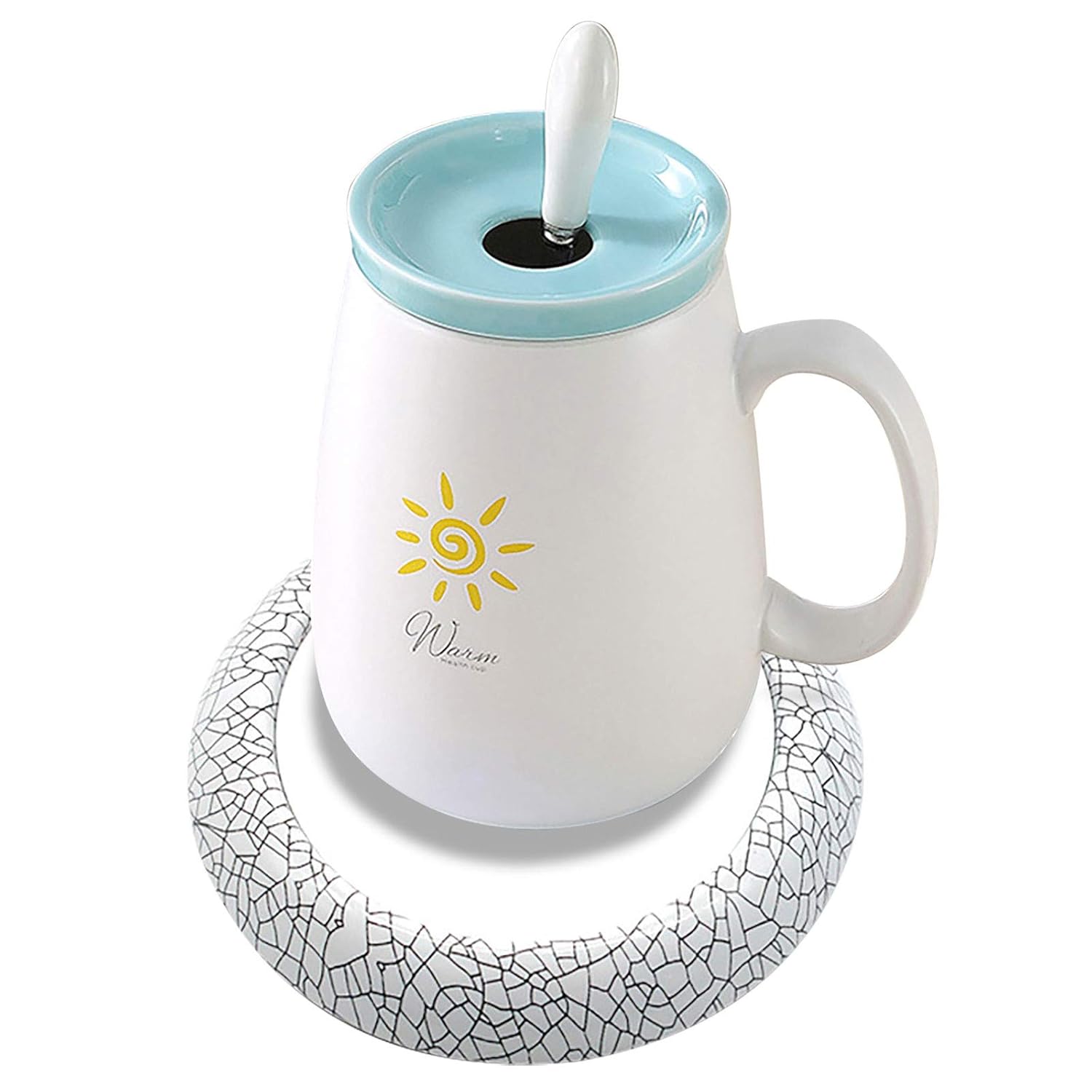 Youmymine Coffee Mug Warmer,Smart Cup Warmer for Desk Beverage,Electric Beverage Tea