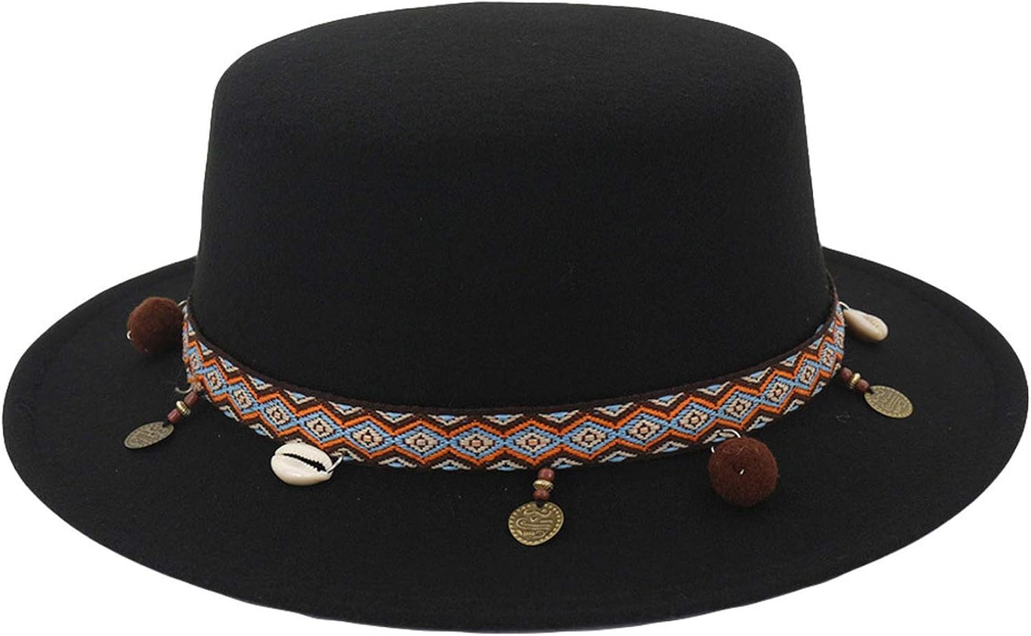 top hat wide brim