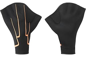 PATIKIL Swim Gloves, Webbed Swimming Gloves Aquatic Fitness Paddle