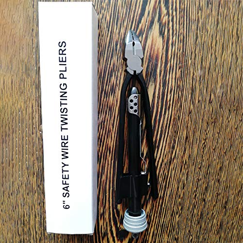 Chenway Wire Twisting Pliers Aircraft Safety Wire Twisting Pliers Set Lock Twist Twister Electrical 6''/ 9" (6'') - Thumbnail 2