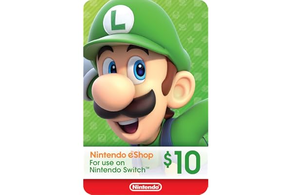 $10 Nintendo eShop Gift Card [Digital Code]