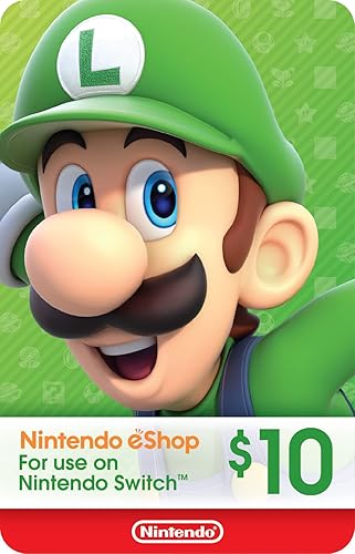 Nintendo Eshop Card Amazon Switch Digital Code $10 Nintendo EShop