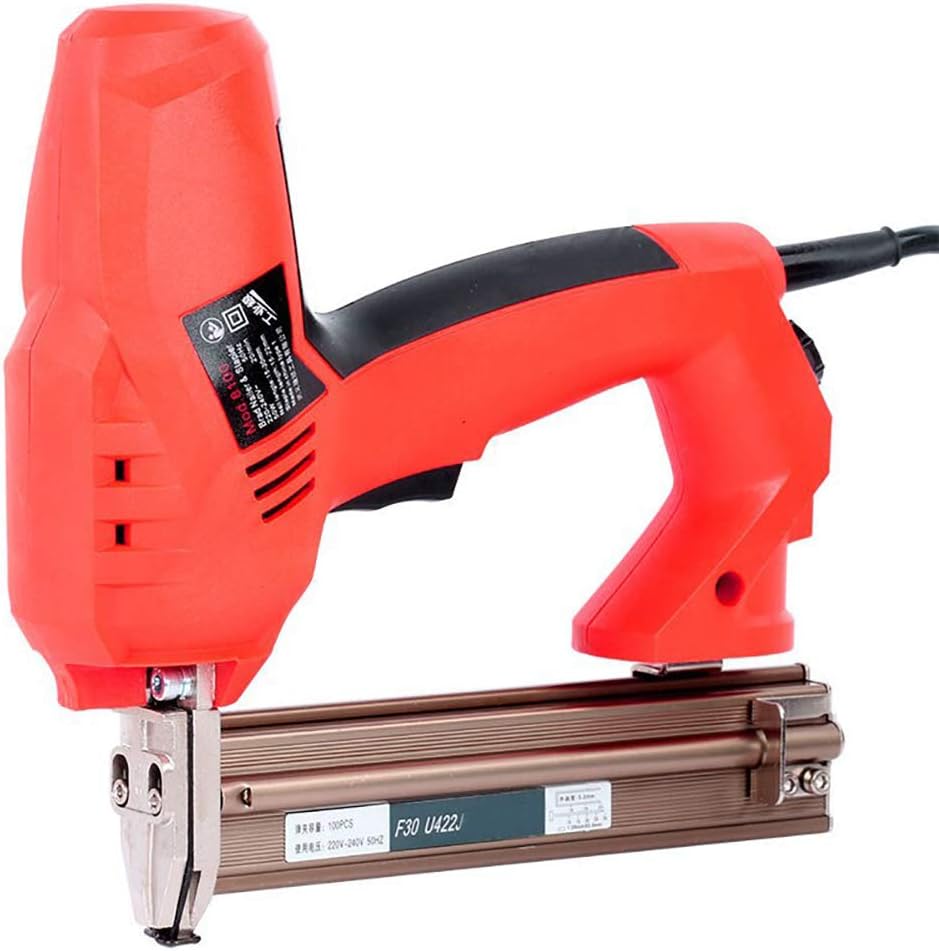 QQLK Electric Nail Gun - Nail Gun - 1950W Straight Nail/Door Nail 2 In 1, 35Pcs / Min