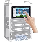 GeeekPi 9 inch 1280x720 LCD Touch Screen 3U Rack Mount Monitor for DeskPi RackMate T0/T1/T2/T0 Plus/T1 Plus/TL1 Server Cabine