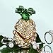 YU FENG Bling Pineapple Trinket Boxes Hinged Crystal Jeweled Enamel Trinket Jewelry Box Collectibles Gifts