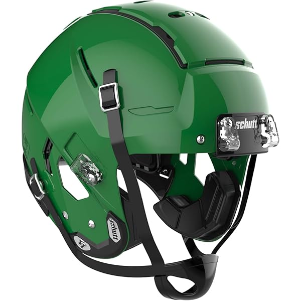 schutt F7 2.0 緑 Mサイズ Schutt F7 2.0 Adult Football Helmet with Titanium Facemask