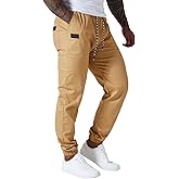 Punwet Mens Casual Cargo Pants Outdoor Hiking Jogging Pants Men Joggers Sweatpants Cotton Track Workout Pants