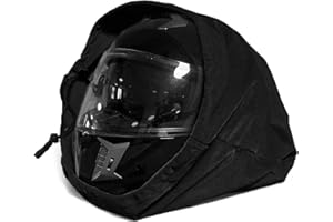 LINSDALA Motorcycle Helmet Bag, 18.5" x 17" Helmet Bag with Drawstring, Large Capacity Dustprood Lightweight Travel and Storage Backpack, Fits Full Face Helmets