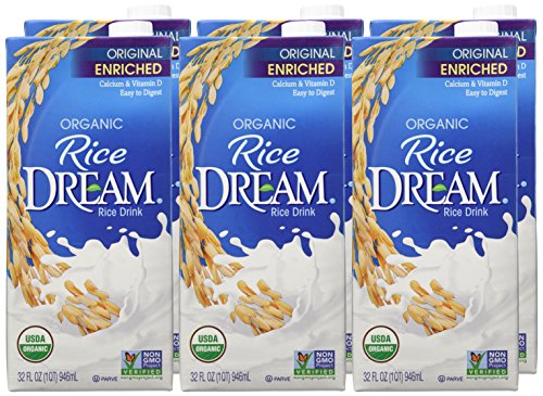 RICE DREAM Enriched Original Organic Rice Drink, 32 fl. oz. (Pack of 6)