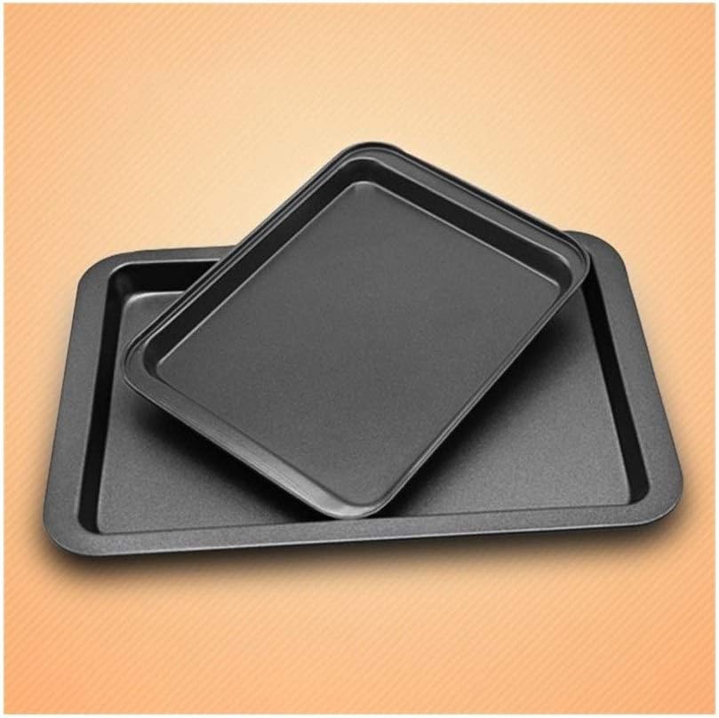 ZZYLHS Rectangular Nonstick Bread Cake Baking Tray Baking Tray Oven Rectangular Black Baking