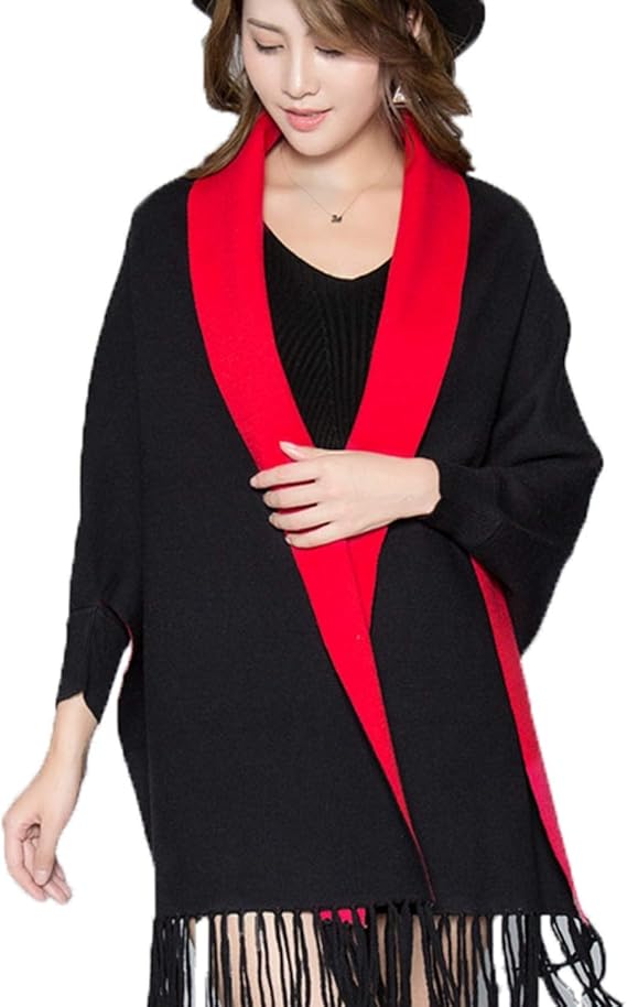 Amazon ショール 大判 マフラー カーディガン 秋冬 レディース フリンジ ストール 防寒 厚手 シンプル リバーシブル 肩掛け 大きめサイズ 冷房対策 柔らか 暖かい オフィス カーディガン風 ロング ポンチョ 袖付きストール マフラー 通販