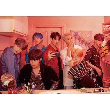 ALTcompluser BTS [ Map of the Soul:Persona ] A3 Poster Foto Plakat, Bangtan Boys Jungkook/Jimin/V/Suga/Jin/J-Hope/Rap Monster