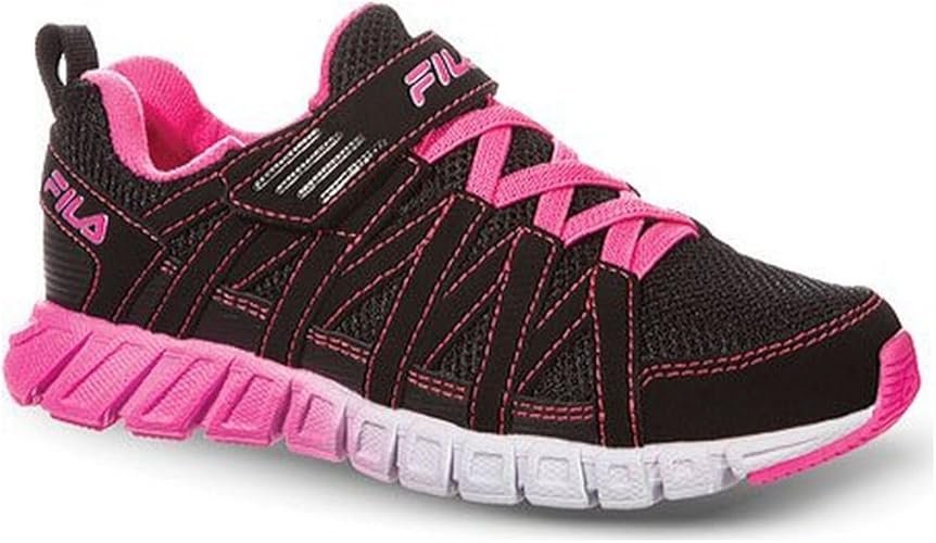 fila black and pink shoes