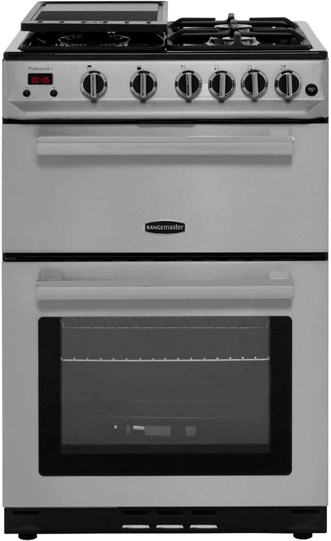Rangemaster 10728 Professional+ 60cm Double Oven Gas Cooker Stainless