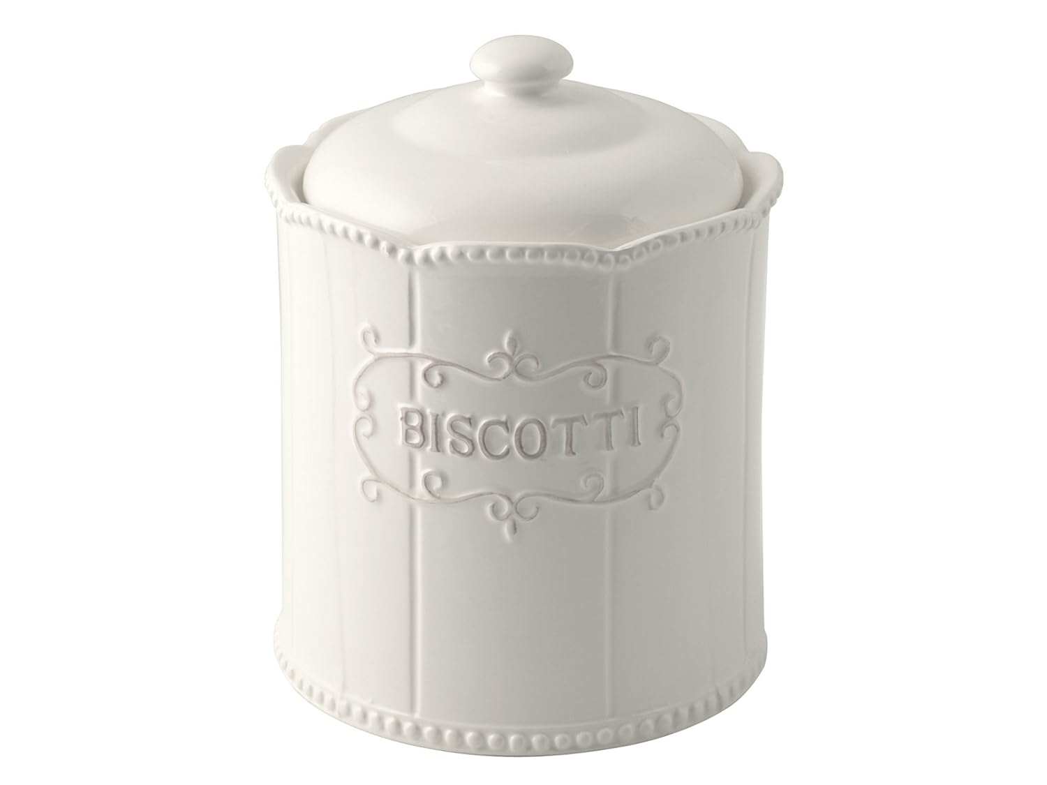 grey biscuit jar
