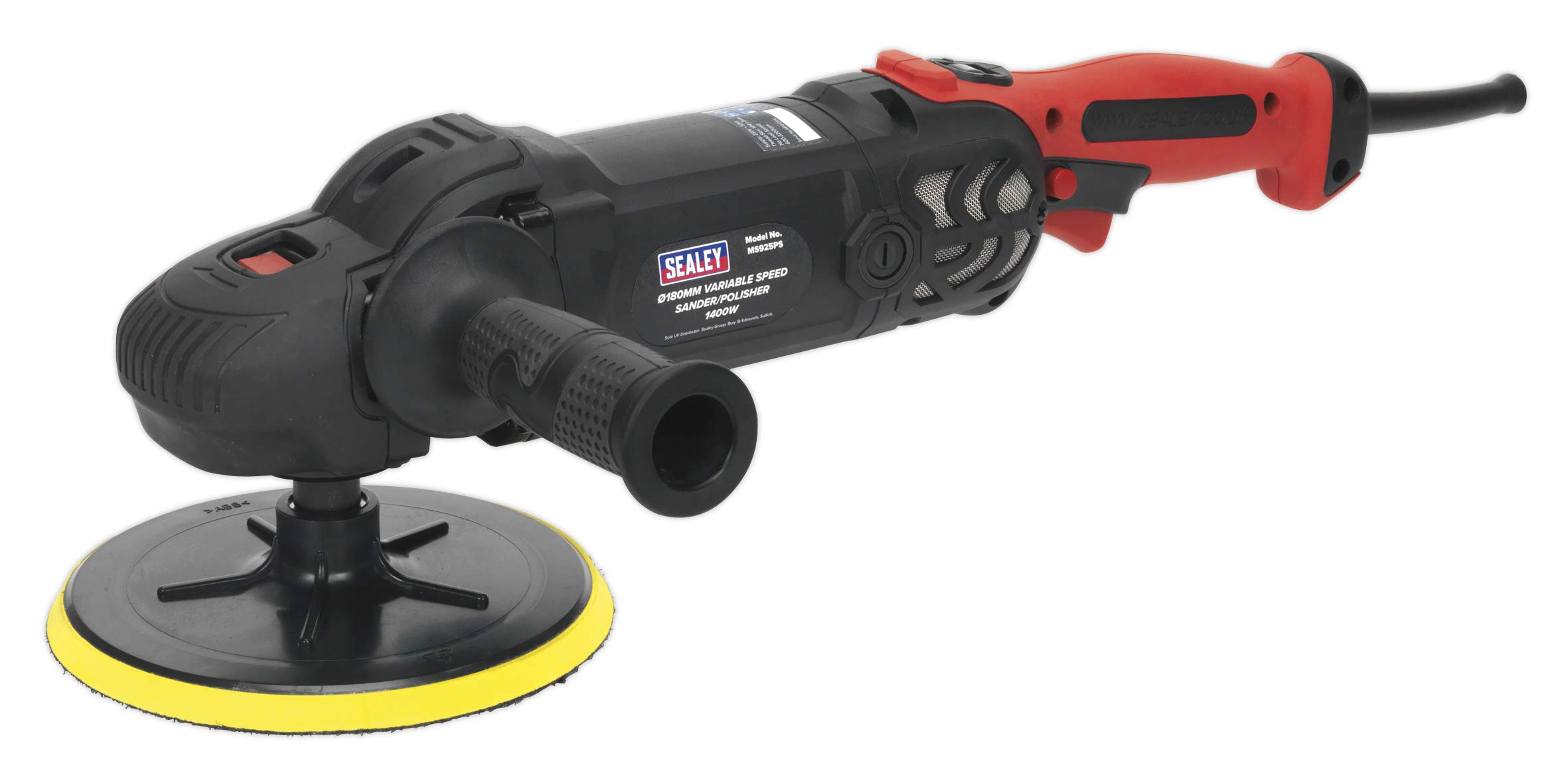 Sealey Sander/Polisher Ø180mm Variable Speed 1400W/230V - MS925PS