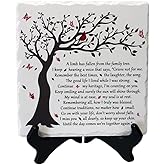 A Limb Has Fallen from The Family Tree Sympathy Plaque with Wooden Stand In loving memory of loved Wall Decor Table Decor Bereavement Condolences Gifts