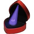 The Jewellery Pak LED Red Ring Box for Proposal, Wedding, Engagement, Birthday, Valentine' Day, Mother's Day, Father's Day, Christmas...Luxury Heart Shaped Design LED Ring Jewelry Gift Box with Light