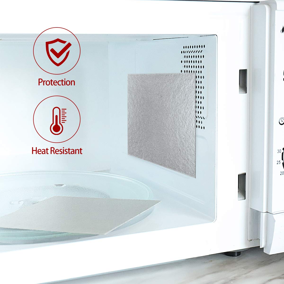 OUNONA 2 Piezas Mica de Placas Hojas de Microondas Horno ...