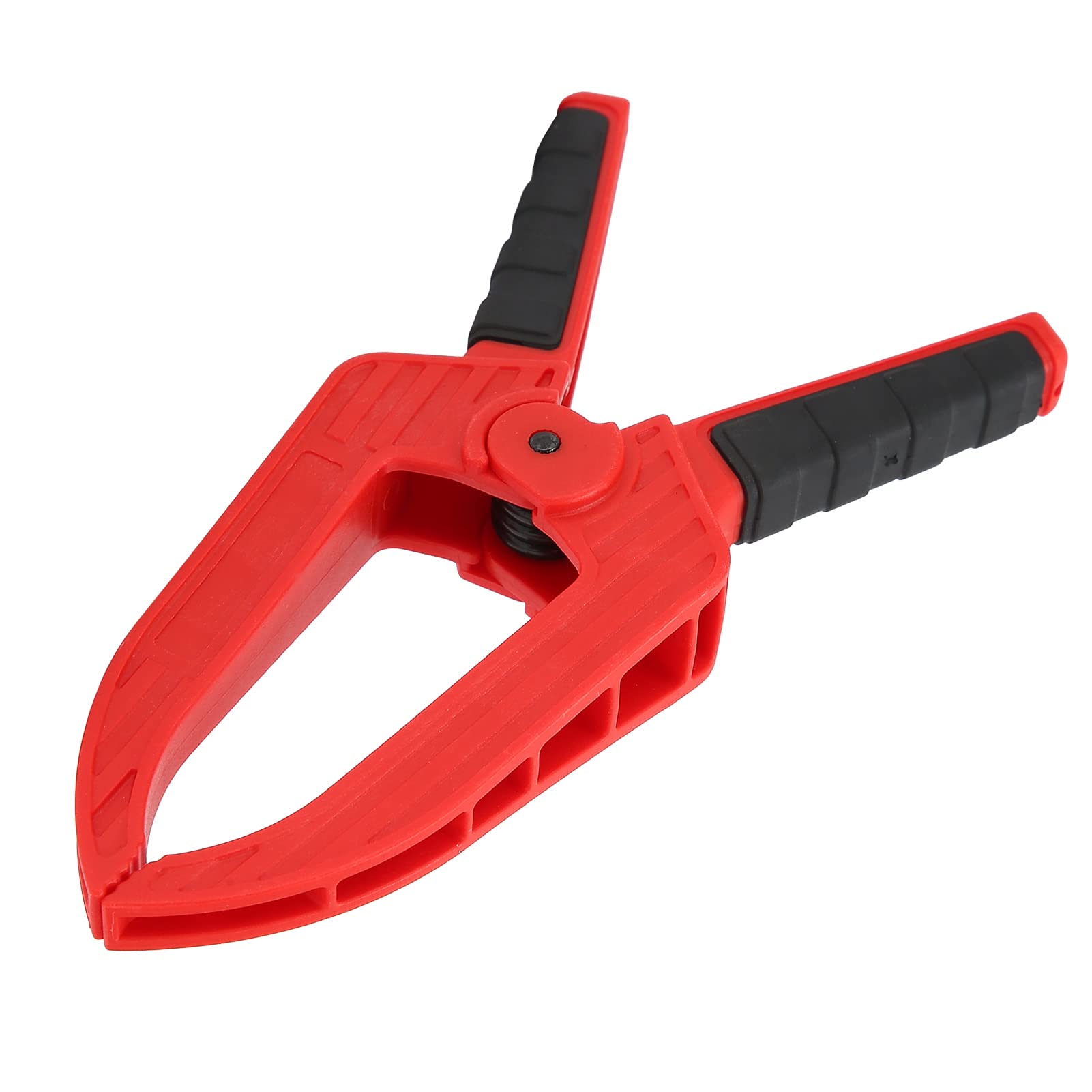 Spring Clamp with Long Flat Nose Plastic Fixing Clamp Carpentry Woodworking Clamp (2in Opening 50mm)