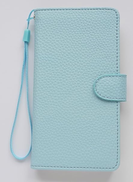 Amazon Happy Smile Apple アップル Iphone Se 手帳型 スマホ ケース カバー Pu レザー 水色 横 カード入れ ポケット付 保護フィルム付 ケース カバー 通販