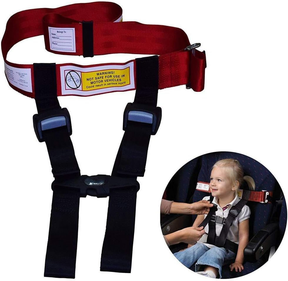Child Airplane Safety Travel Harness - The Safety Restraint System Will Protect Your Child from Dangerous. Had Passed FAA Approved - Airplane Kid Travel Accessories for Aviation Travel Use