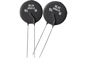 Ametherm SL22 5R012 (Pack of 2) SG26, Sg333, SCK-0512 Inrush Current Limitin, ICL 5 OHM 15% 12A 22MM