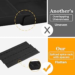 Famhap Spice Drawer Organizer, 36PCS Interlocking