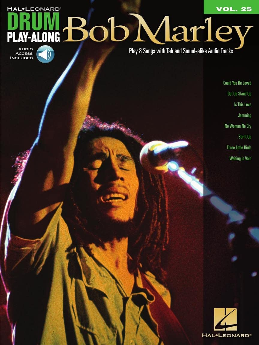 Drum Play Along Volume 25 Marley Bob Drums Bk/Cd (Hal Leonard Drum Play-Along)
