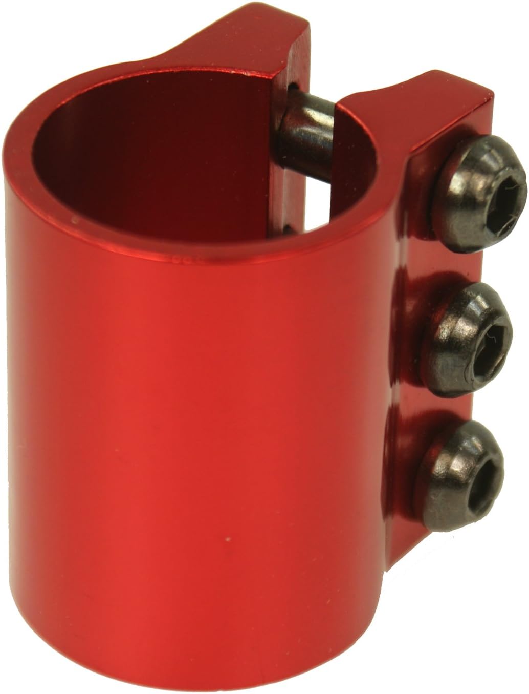 Damaged Anodised Alloy 3 Bolt Triple Clamp